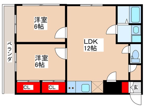 カ－サ・マァドレ－の物件間取画像